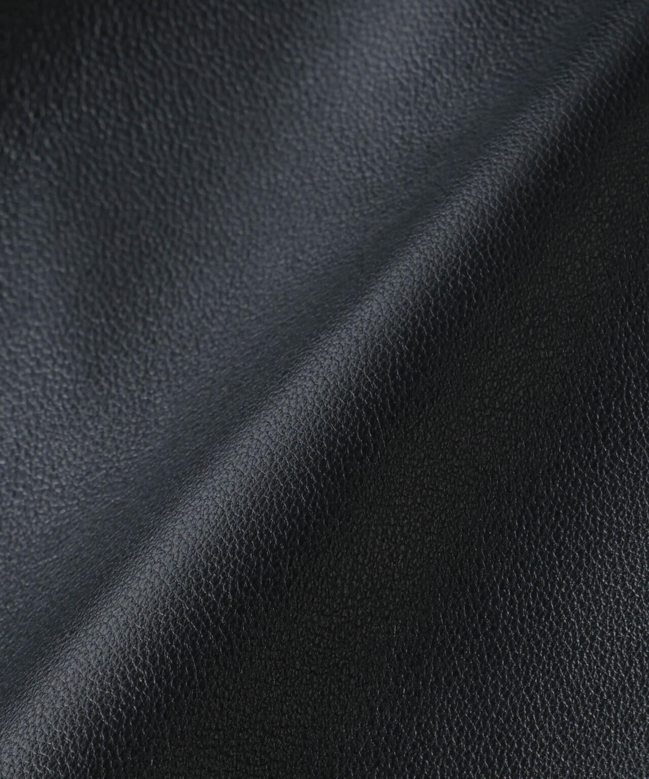 バンドカラーレザーシングルライダースジャケット