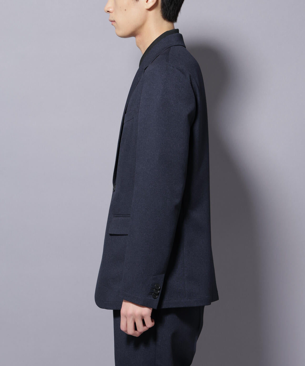 ｢Damerino｣LANATEC(R)シャークスキンセットアップ防シワ形態安定