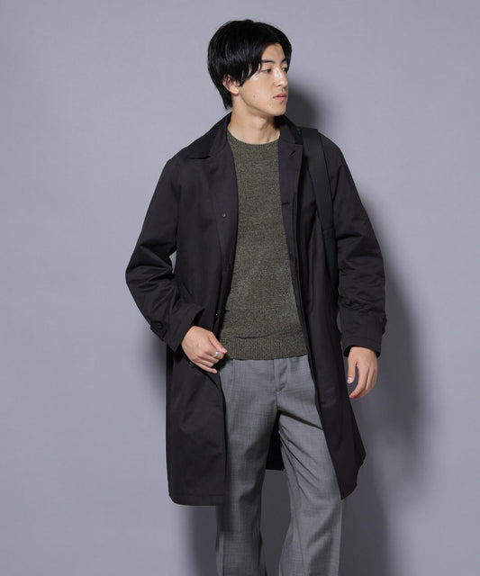 微起毛バルカラーコート