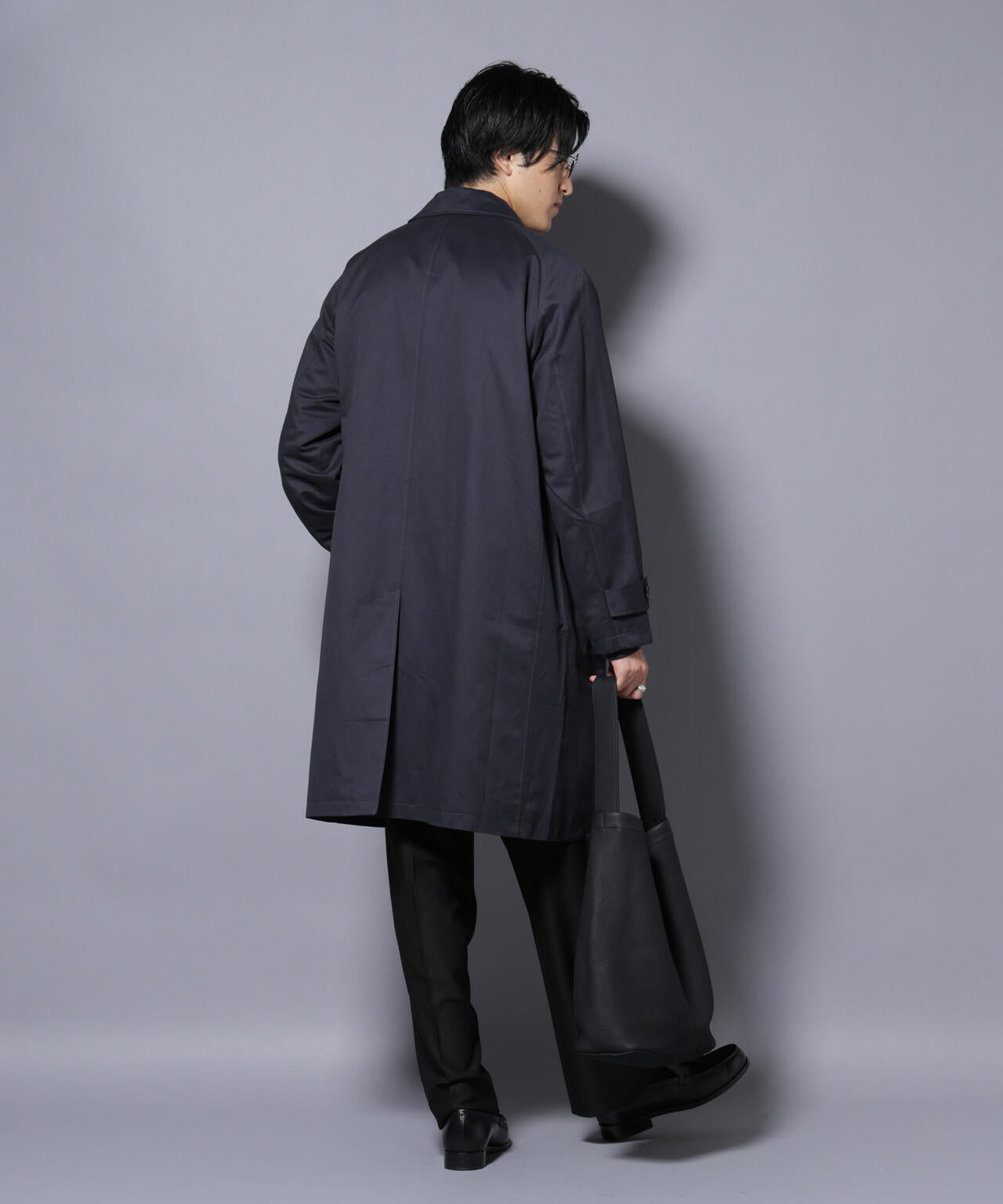 微起毛バルカラーコート