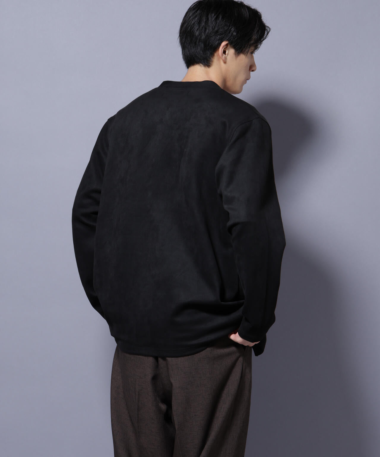 フェイクスエードトッパーカーディガン