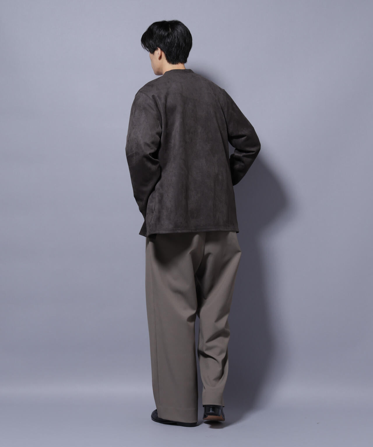 フェイクスエードトッパーカーディガン